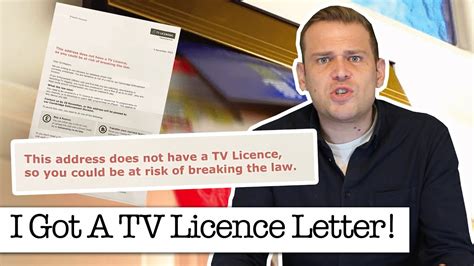 I Got A TV Licence Letter - YouTube