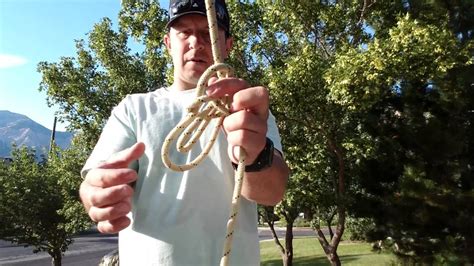 Bowline with a bight - YouTube