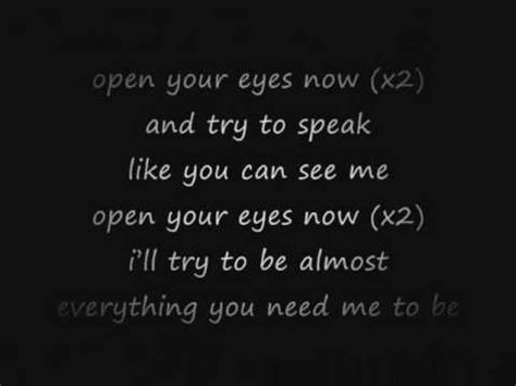 Andrew Belle - Open your eyes (lyrics) - YouTube