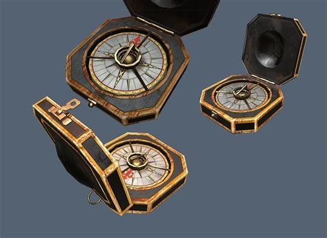 3D model Jack Sparrows Compass VR / AR / low-poly rigged | CGTrader