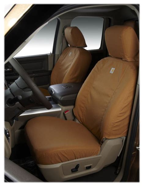 Covercraft Carhartt SeatSaver Custom Seat Covers - Front - Brown ...