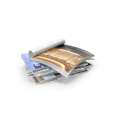 Stack Of Magazines PNG Images & PSDs for Download | PixelSquid - S106029984