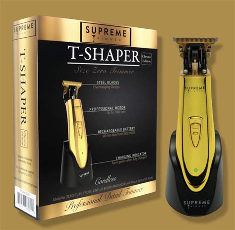 SUPREME TRIMMER Beard Trimmer for Men Professional Hair Clippers Body Mustache Groomer Cordless ...