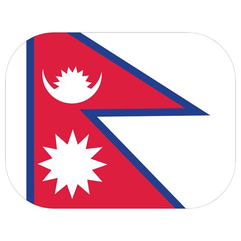 Nepal flag shape. Flag of Nepal 25862509 Vector Art at Vecteezy