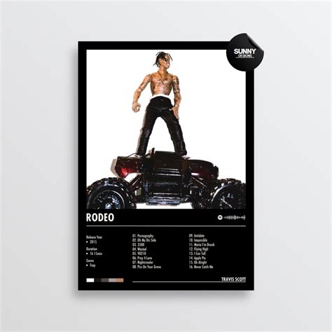 Travis Scott - Rodeo | Album Cover Poster – Sunny Designs Posters