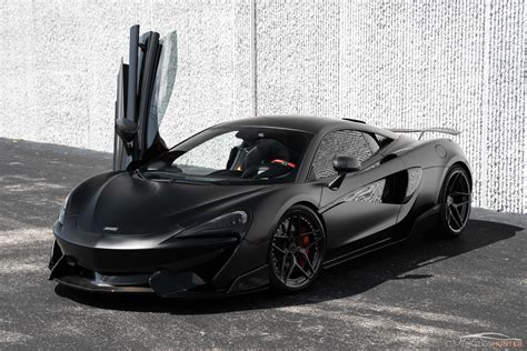 Used 2017 McLaren 570S Wrapped Matte Black, Novitec & 1016 Carbon, Larini Exhaust, Front Lift ...