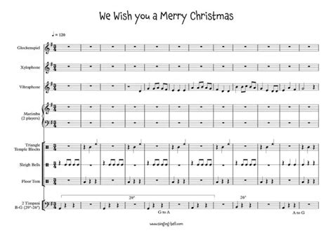 10 Songs for a Christmas Percussion Ensemble [Sheet Music]