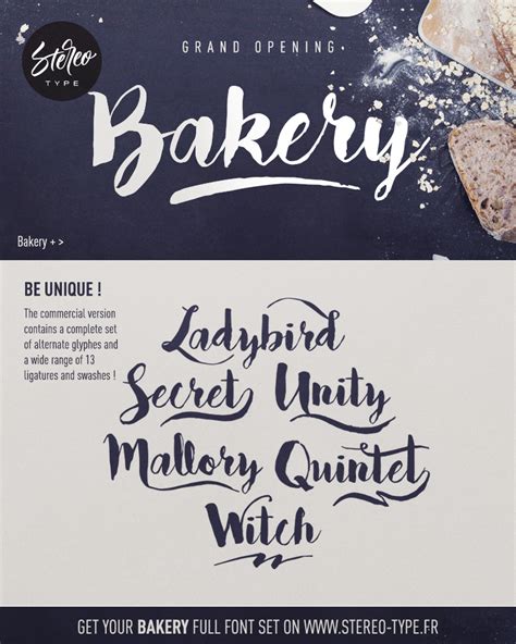 Bakery Font - 1001 Free Fonts