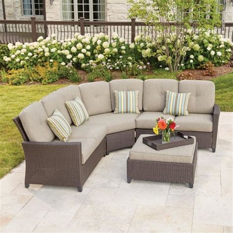 Curved Wicker Patio Furniture