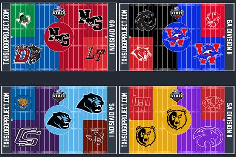 Official 2021 Texas HS Logos Field Brackets - Texas HS Logo Project