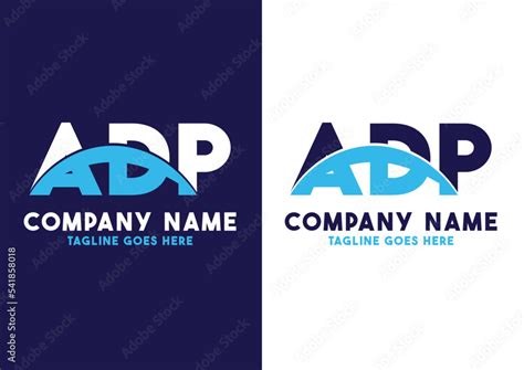 Letter ADP logo design vector template, ADP logo Stock Vector | Adobe Stock