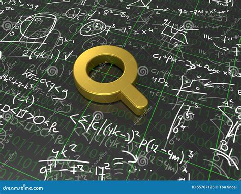 Search Algorithm stock illustration. Illustration of magnifying - 55707125