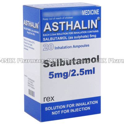 Asthalin Nebuliser Solution (Salbutamol) - 4NRX (UK)