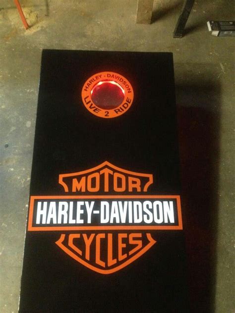 Custom Corn Hole Boards | Harley Davidson | Pinterest | Cornhole boards ...