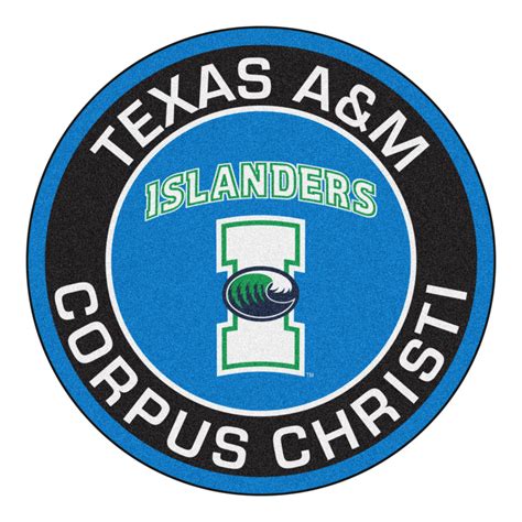 Texas A&M-Corpus Christi University-Corpus Christi Logo Roundel Mat – 27”