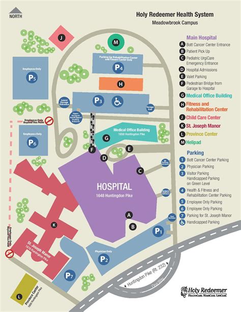 Holy Name Hospital Campus Map - United States Map