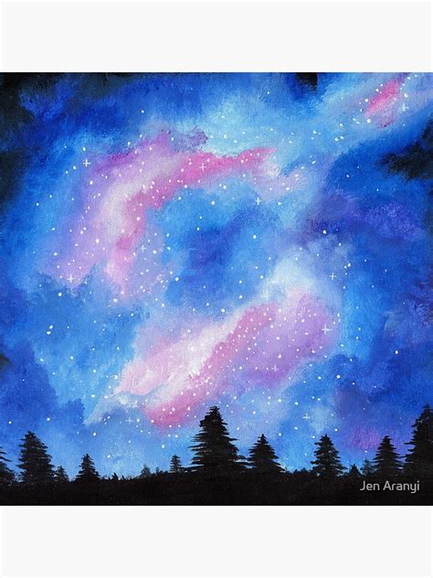 "Galaxy Painting" Canvas Print for Sale by jenyfurr | Redbubble