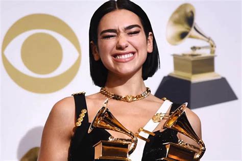 Dua Lipa's Reaction to Winning Her First Grammy Was Adorable ...