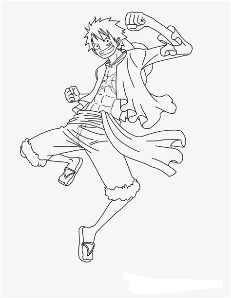 Printable Luffy Coloring Pages - Anime Coloring Pages