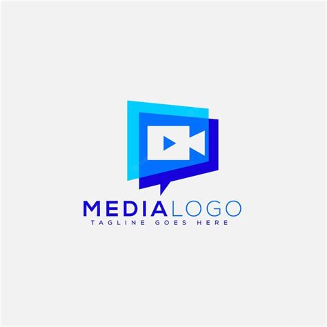 Premium Vector | Media logo design template vector graphic branding element