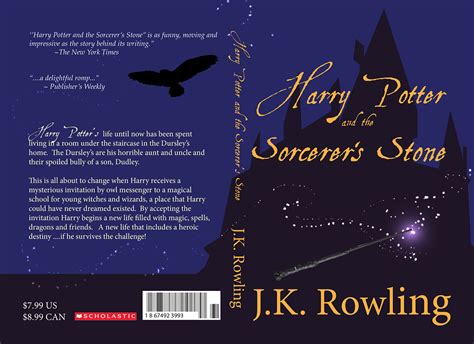 Harry Potter & the Sorcerer's Stone Book Cover Redesign on Behance