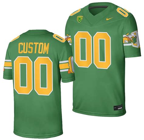 [Hot] Buy New Custom Oregon Ducks Jersey Green Football 2023