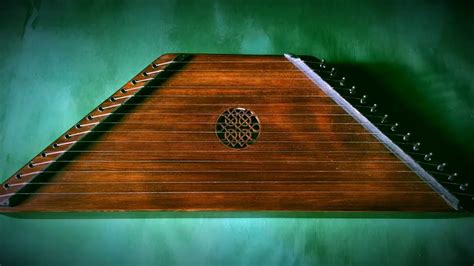 Psaltery: Demo of Fluorocarbon Strings In G - YouTube