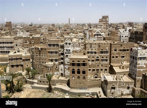 The ancient capital city of Yemen Sanaa Stock Photo - Alamy