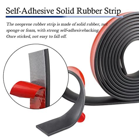 Neoprene Rubber Strips Self Adhesive Solid Rubber Sheets, Rolls ...