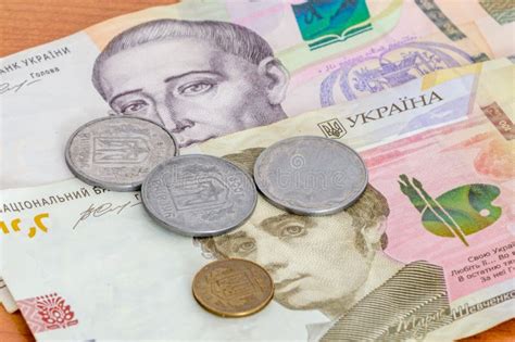 Ukrainian Hryvnia UAH Banknotes and Coins Stock Image - Image of investment, banknotes: 217548929