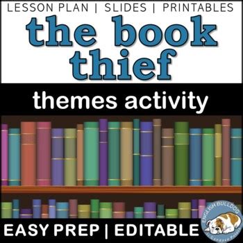 The Book Thief Themes Textual Analysis Activity by English Bulldog