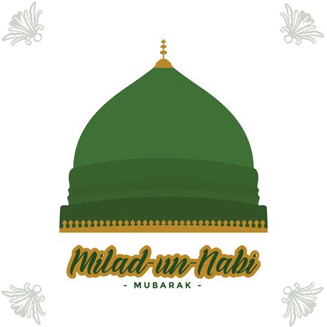 Eid Milad un Nabi Mubarak Post, banner design 18800535 Vector Art at Vecteezy