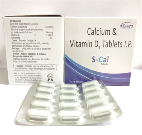 Calcium & Vitamin D3 Tablets, Calcium And Vitamin D3 Tablet, Calcium ...