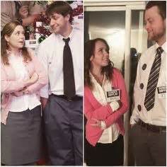 Jim Halpert and Pam Beesly Halloween Costume! | Office halloween costumes, Halloween costumes tv ...