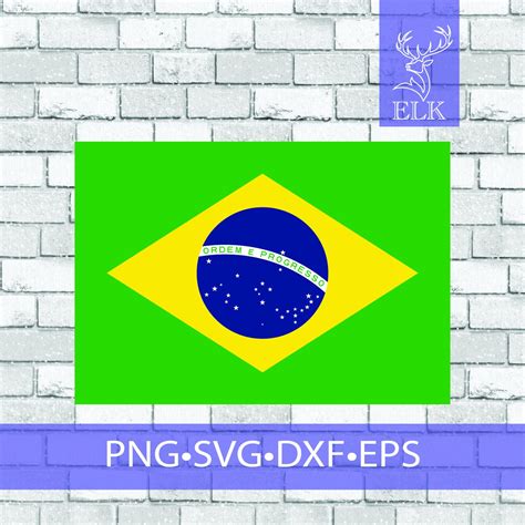 Brazil Flag svg Brazilian flag svg svg dxf eps png | Etsy