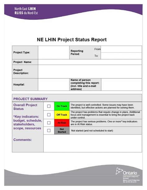 40+ Project Status Report Templates [Word, Excel, Ppt] ᐅ for Good ...