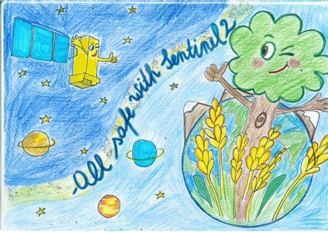 ESA - Student wins Sentinel-2 drawing competition