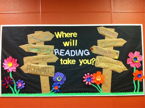 Spring Bulletin Boards Ideas For Library