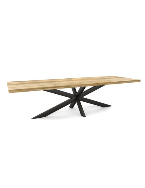 Mango wood dining table, H76cm - FLAVIA