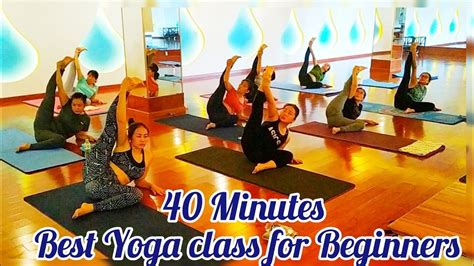 40 Minutes Best Yoga class for beginners 2020 || Yoga For Beginners ...