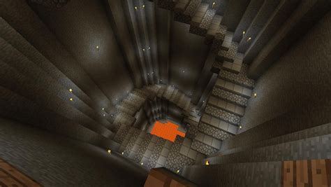 spiral staircase minecraft - Google Search | Minecraft, Minecraft underground, Minecraft buildings