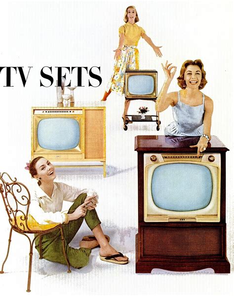 50 vintage television sets from the 1950s: Wonders of the world in black & white in 2021 ...