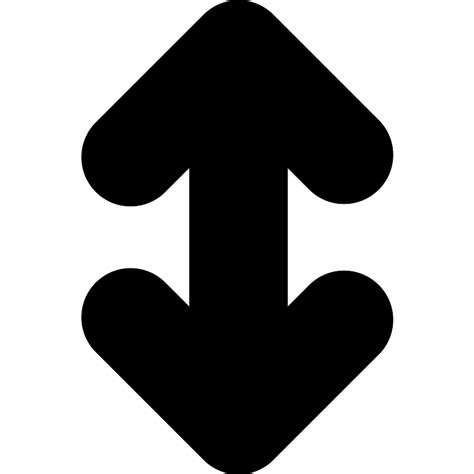 Double Up And Down Arrow Symbol Vector SVG Icon - SVG Repo