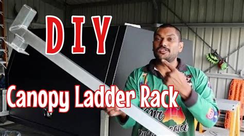 DIY Ladder Rack install on G7 ute Canopy - YouTube