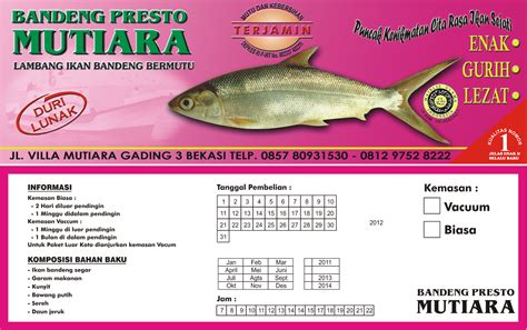 Desain Kemasan Produk Ikan Bandeng - Fauzi Chaniago