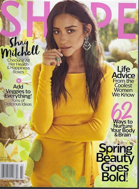 SHAY MITCHELL on the Cover of Shape Magazine, March 2018 Issue - HawtCelebs