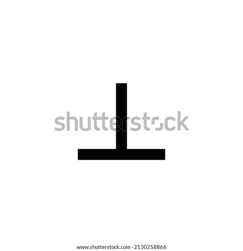 Perpendicular Symbol Vector Perpendicular Geometry Sign Stock Vector (Royalty Free) 2130258866 ...