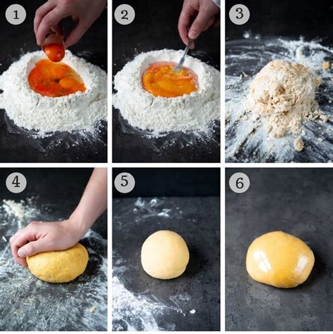 Homemade Pasta Dough - How To Step By Step - Inside The Rustic Kitchen