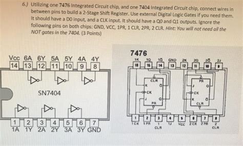 Integrated Circuit 7476 Pin Diagram - Circuit Diagram