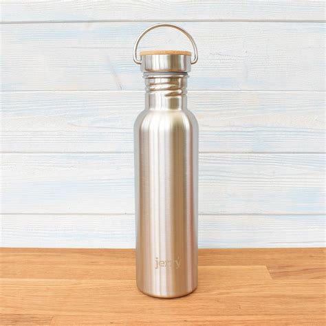 Stainless Steel Water Bottle 750ml - Jerry Bottle | Peace With The Wild